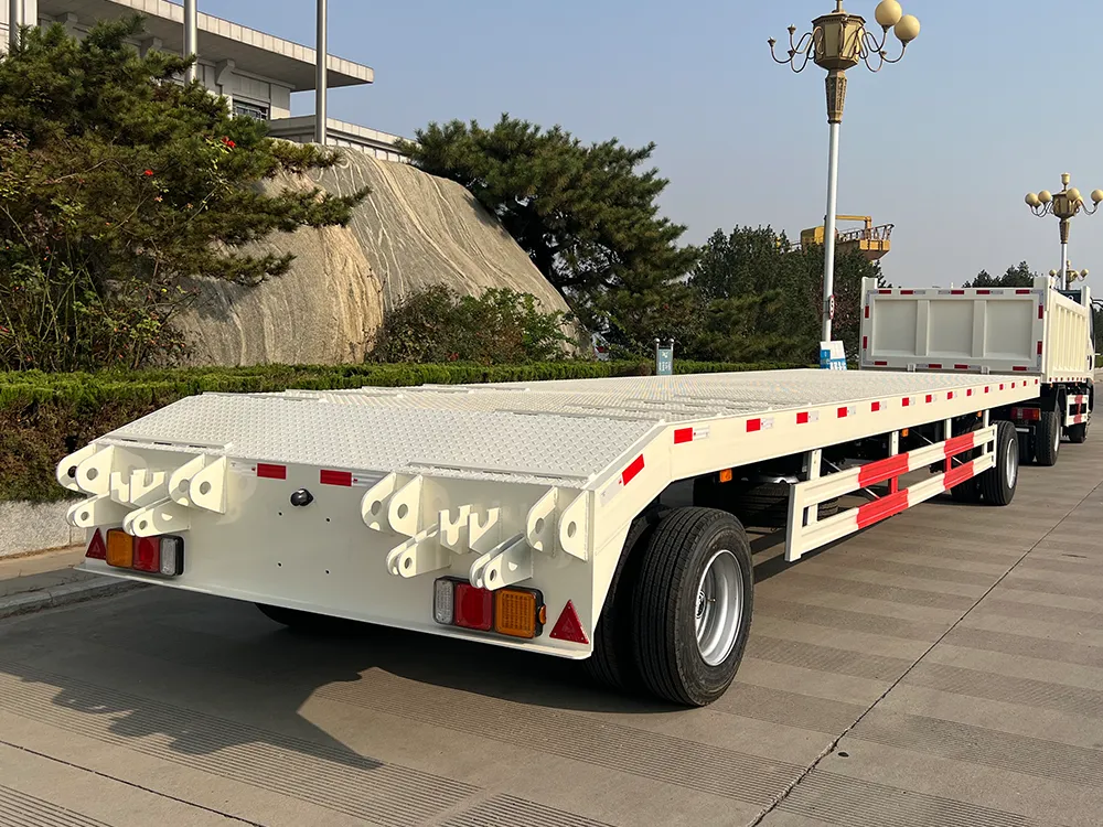 2 Ejes-Blanco - Lowbed Full Trailer-1