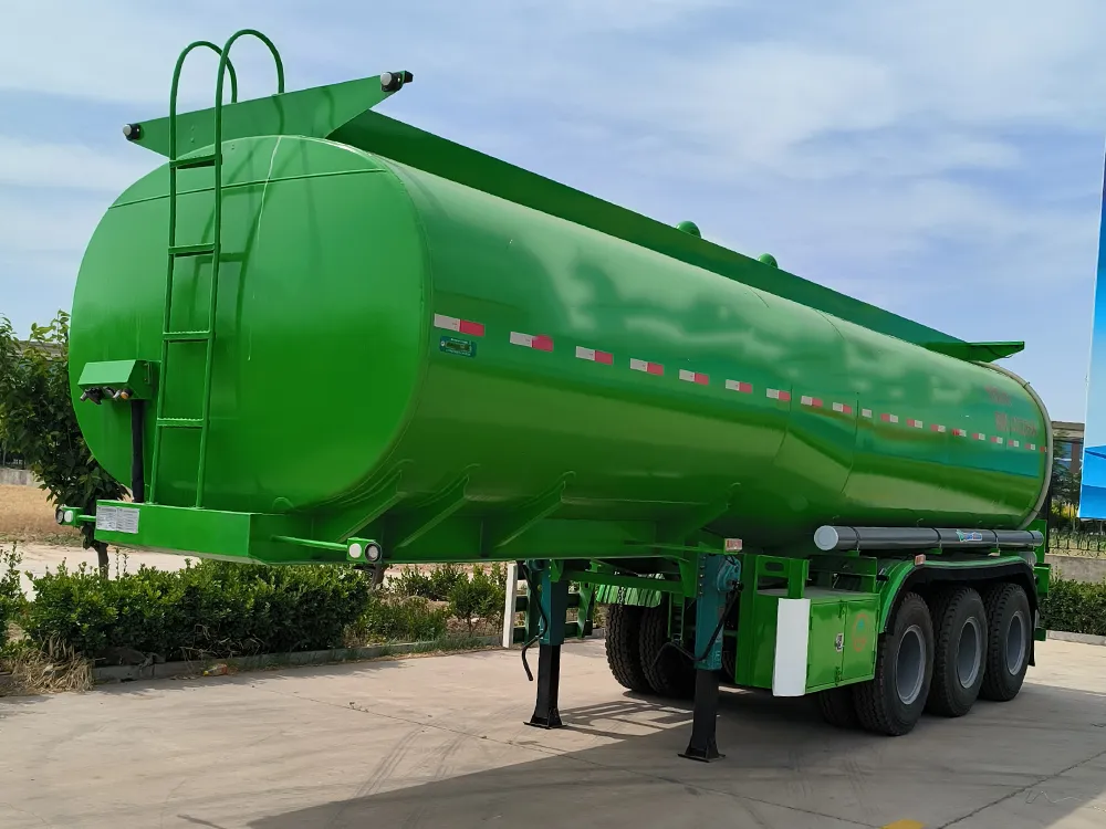 3 Ejes-Verde - Camión cisterna de petróleo-6