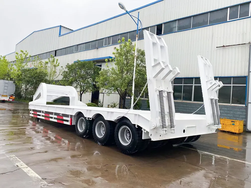 3 Axle-White - Lowbed Semi-trailer-6