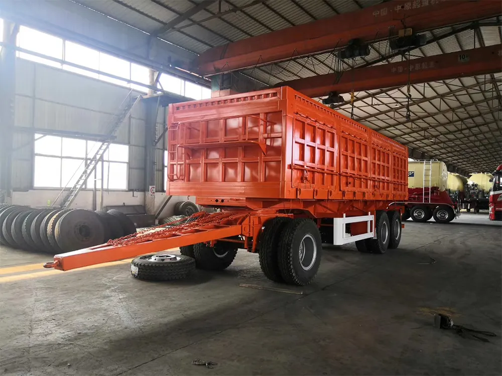 orange 3 Axle drawbar trailer-1