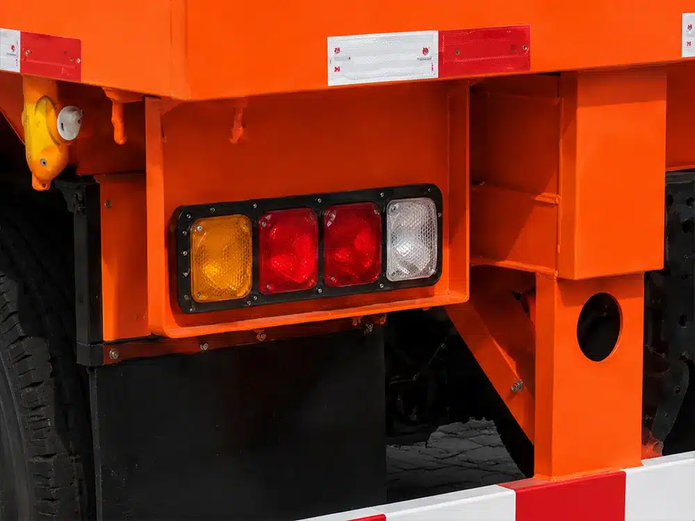2 Axle Flatbed Semi Trailer