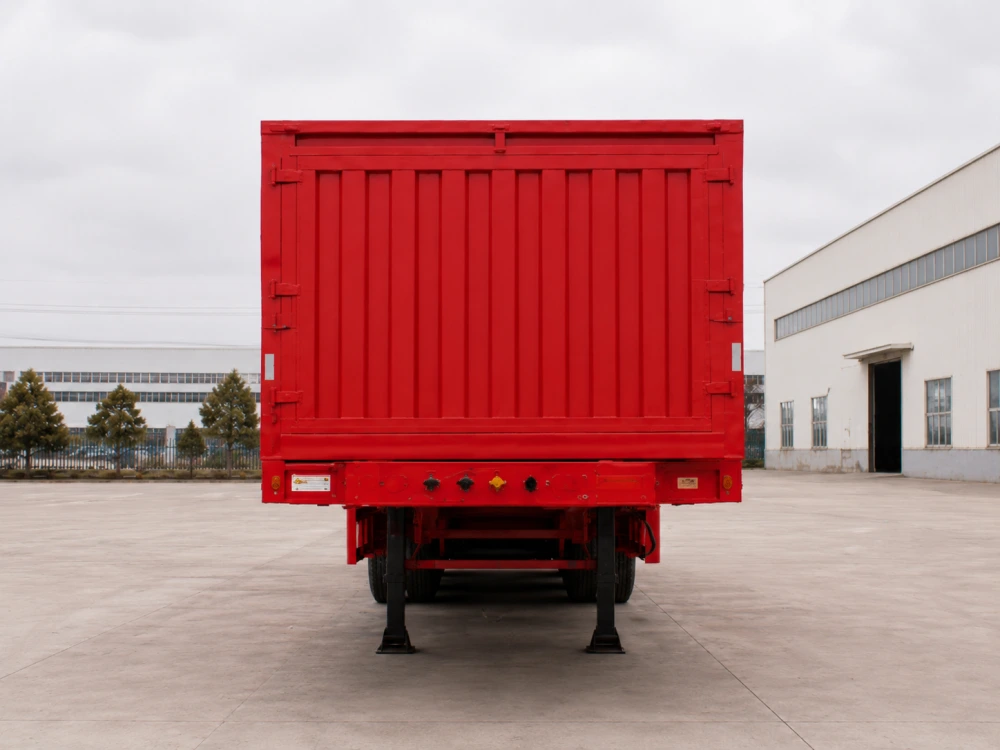 3 Axle-Red - Side Tipping Dump Semi-trailer-3